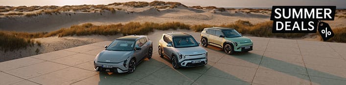 Die Sportage Modelle in Seitenansicht